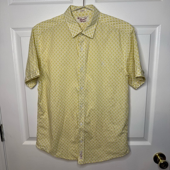 Penguin by Munsingwear Original Fit Short Sleeved Button Shirt Size Medium GUC - Picture 1 of 6